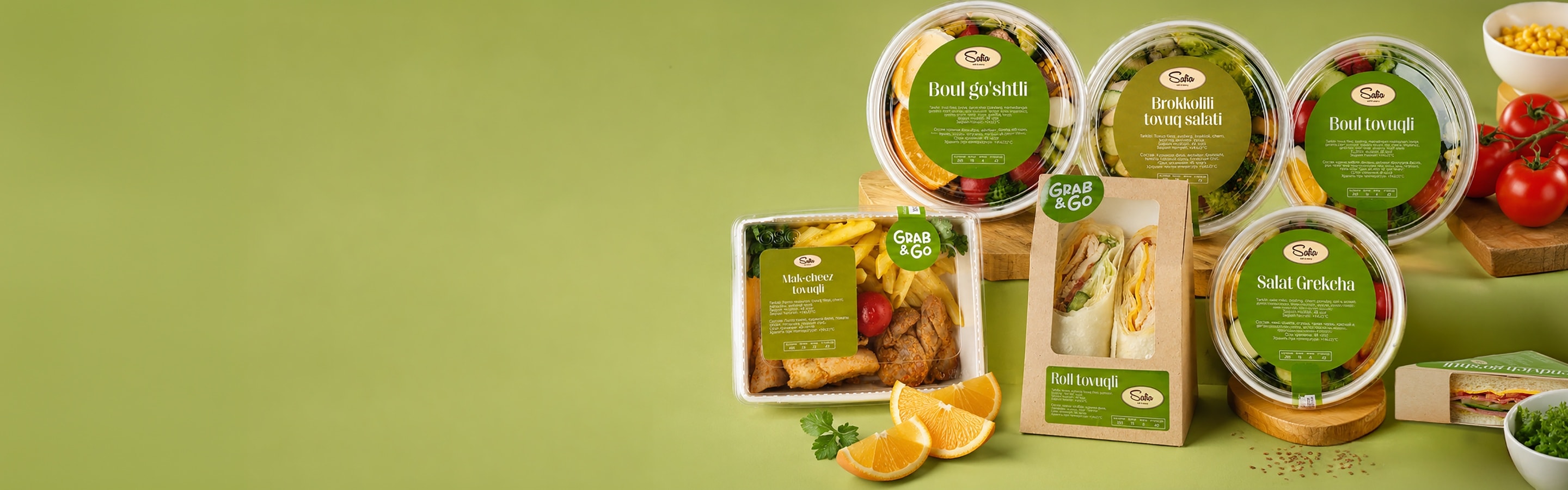 Grab'n'Go Line: The Healthy Rhythm of the Big City.