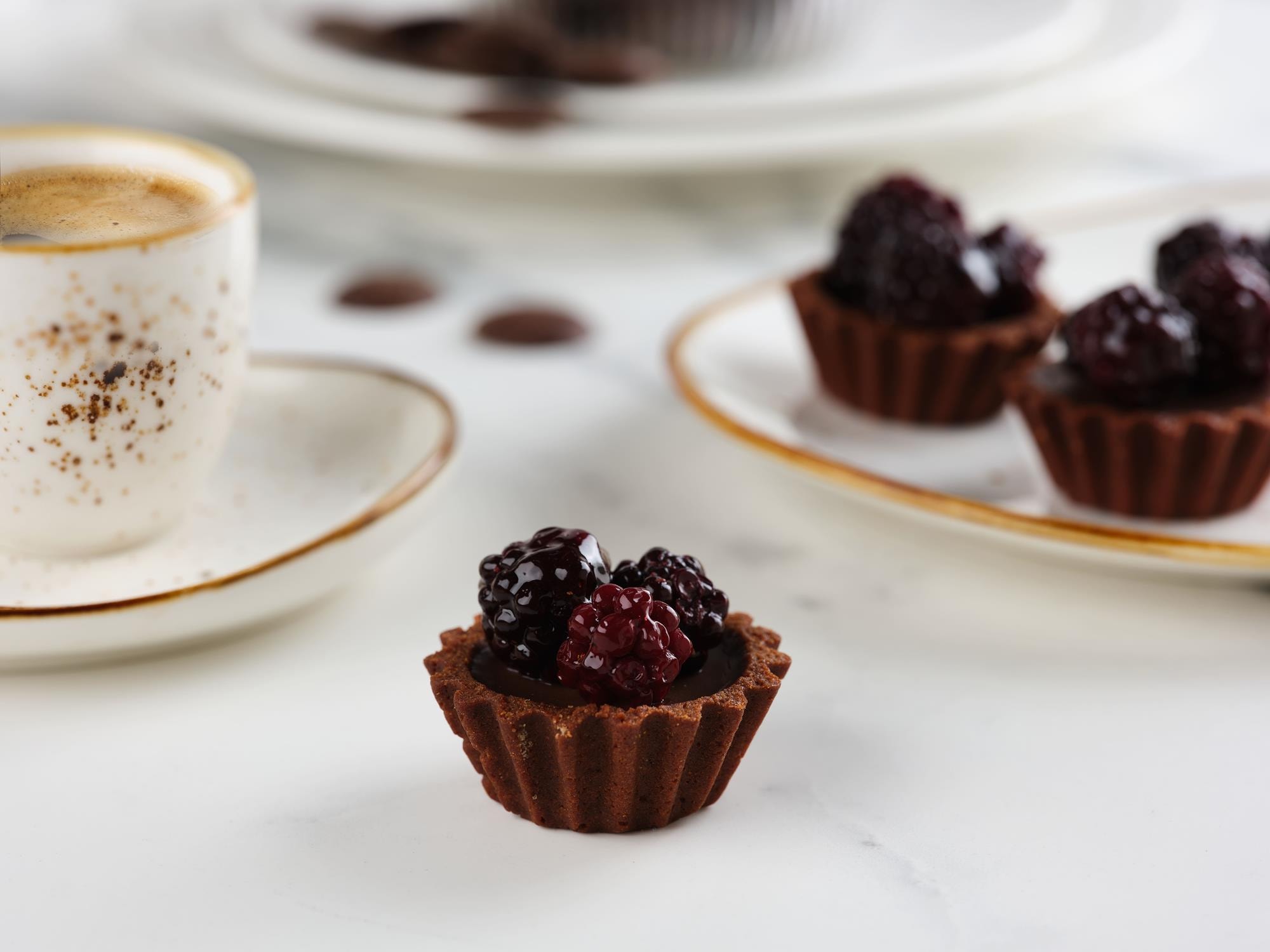 Mini tartaletka Shokoladli