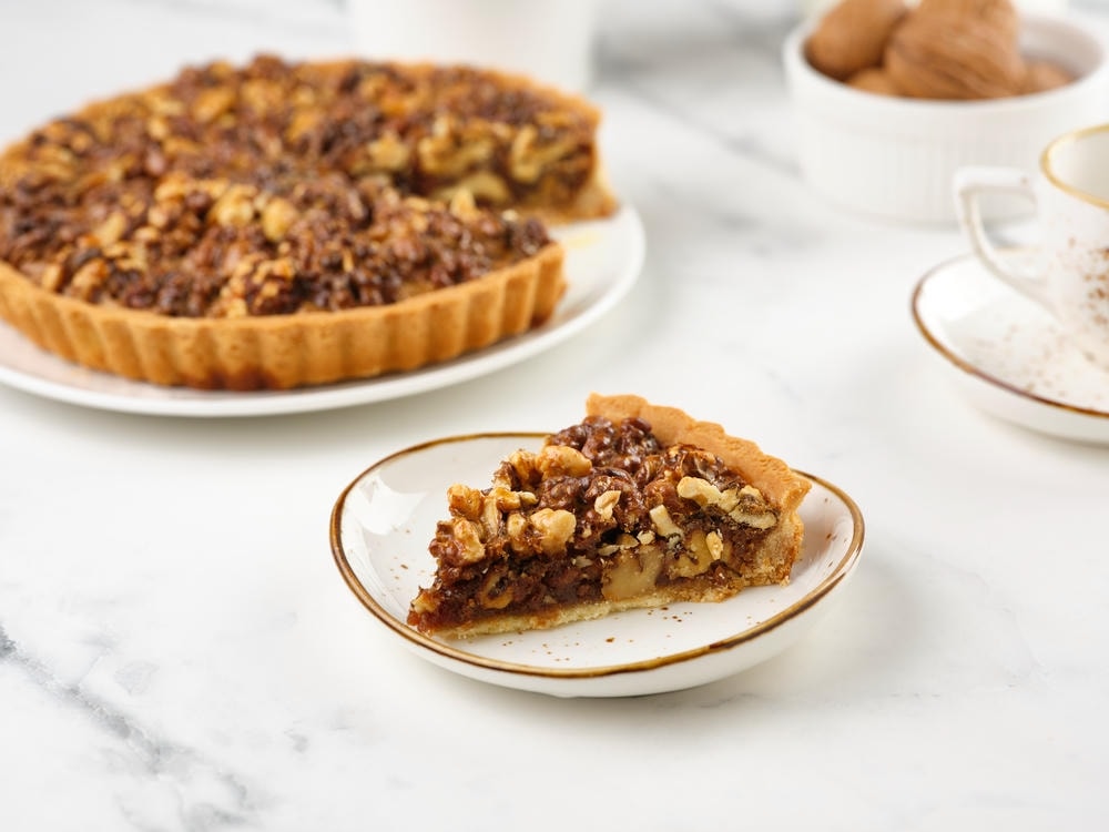 Slice of Nut Tart