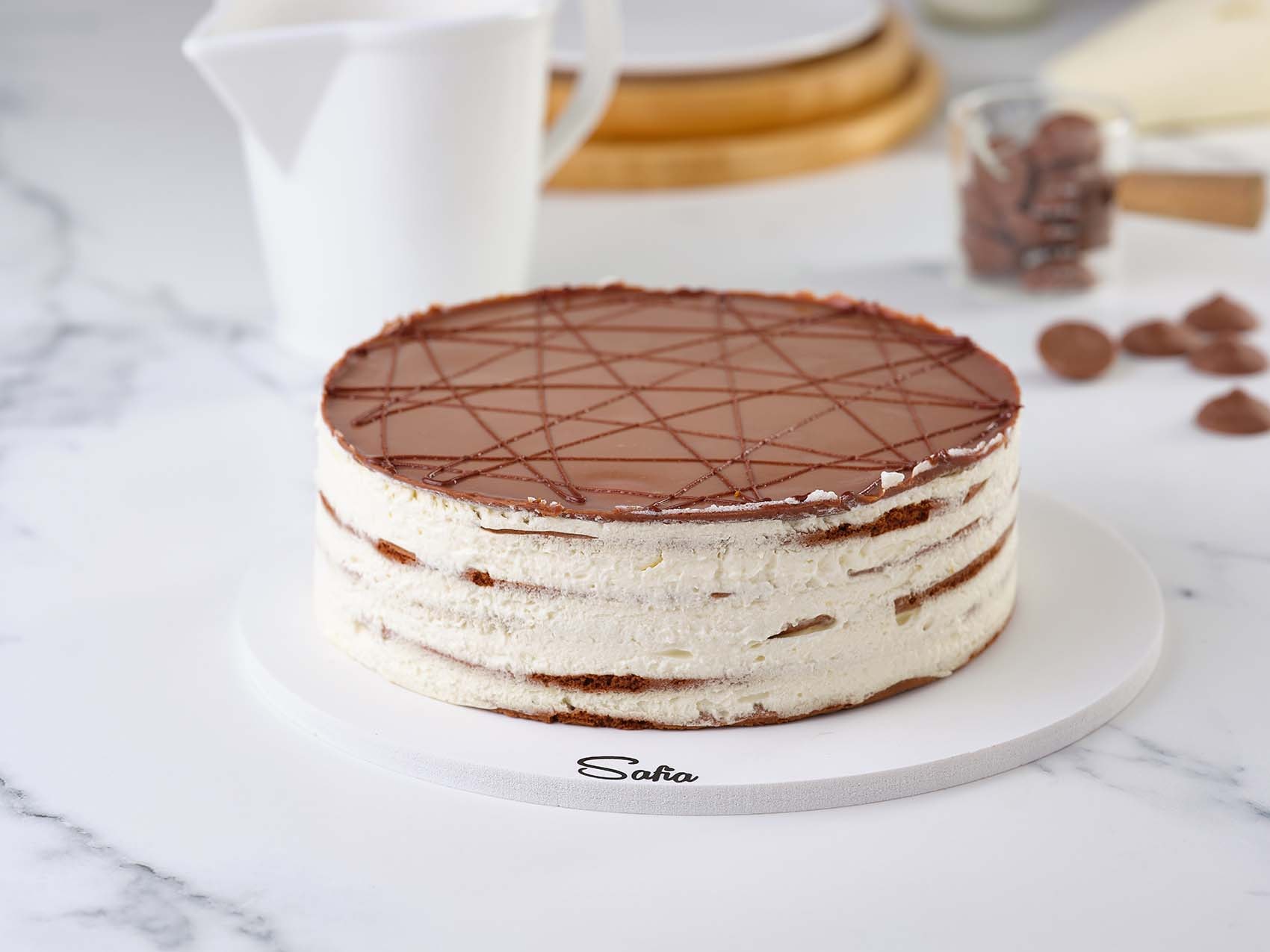 Mini cake Milk slice